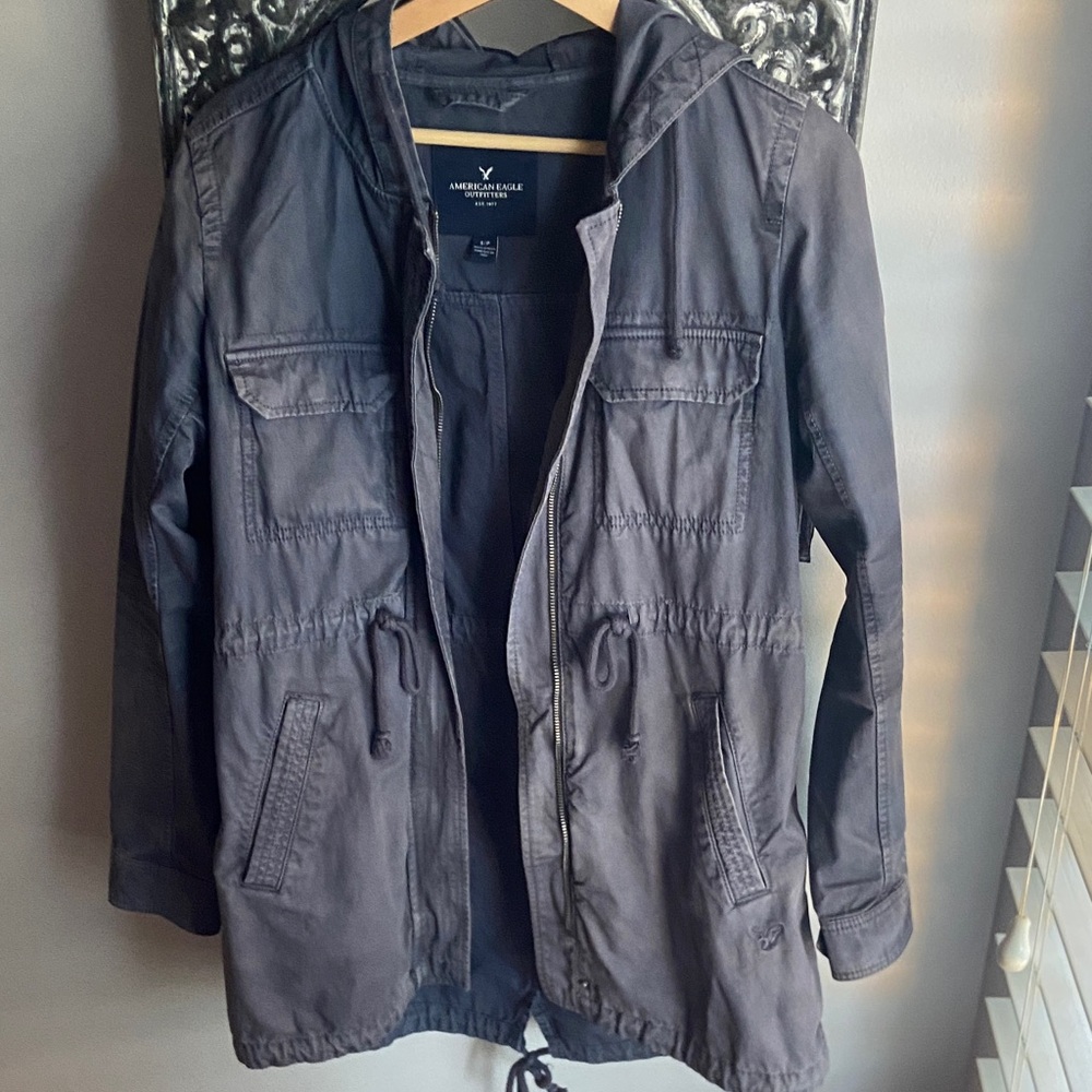 American Eagle Outfitters Hooded Utility Jacket